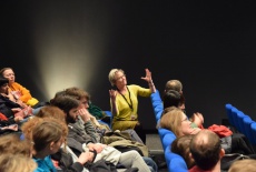 11. Und erfreulich rege Publikumsbeteiligung bei den Filmgespraechen, hier Claudia Gleisner (BFS)