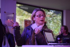 4. Editorin und Mediatorin: Sabine Brose uebernahm die Moderation des Speed-Dating-Events Meet the editor!